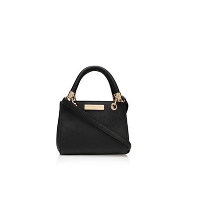 Black Micro Dee handbag with shoulder straps